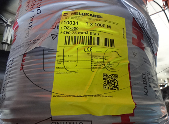Cable OZ-500 4X0.75 mm² grey