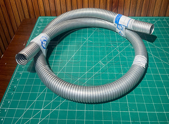 Wound flexible metal tube SD-S-K, DN38, 2000mm