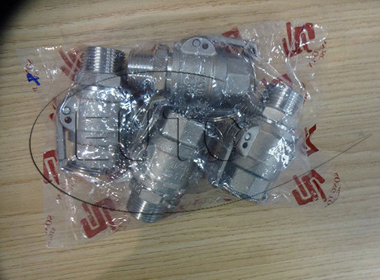 Quick coupling 3/4”, Male 27-Female 27, inox 304 (316)