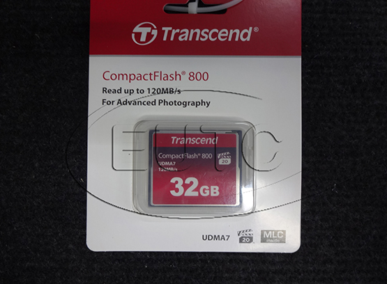 32GB, CF Card, MLC, R: 120MB/s
