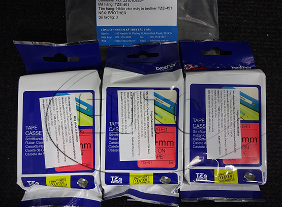LABEL FOR PRINTER BROTHER TZE-451